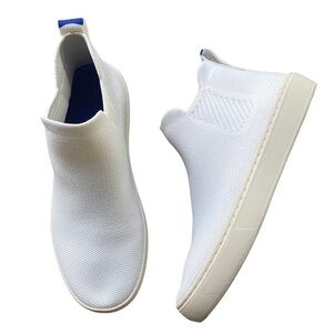 Rothy’s White Chelsea Sneaker Boot size 5